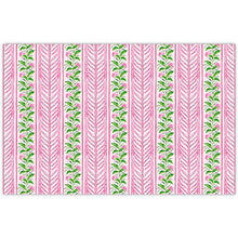  Pink Hydrangea Stripe Placemats