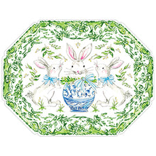  Chinoiserie Bunny Die-Cut Placemats