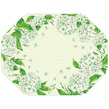  Green Hydrangea Die-Cut Placemats