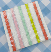  Stripe Birthday Napkin