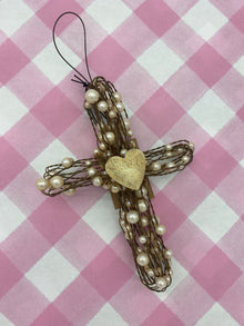  Heart Jewel Cross