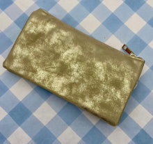  Metallic Gold Crossbody Clutch