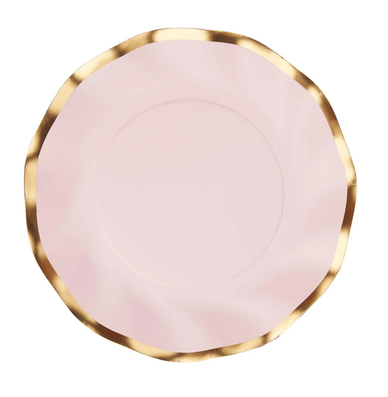 Blush Wavy Everyday Dinner Plates