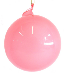  Light Pink Bubblegum Glass Ball