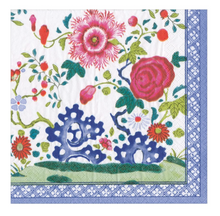  Floral Porcelain Luncheon Napkin