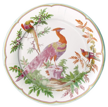  Chelsea Bird Celadon Dinner Plates