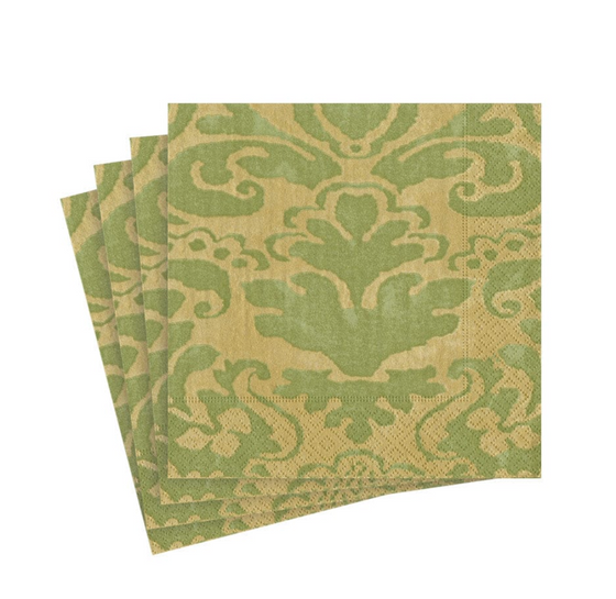 Moss Green Palazzo Cocktail Napkin