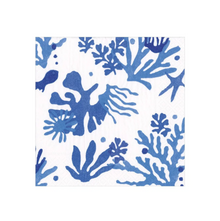  Matisse Blue Coral Cocktail Napkins