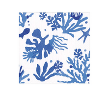  Blue Coral Matisse Luncheon Napkin