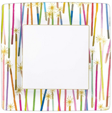  Colorful Candles Square Dinner Plates