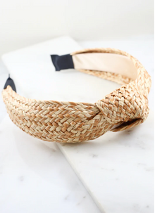  Natural Straw Headband