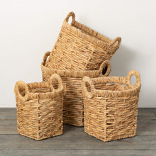  Seagrass Handled Baskets